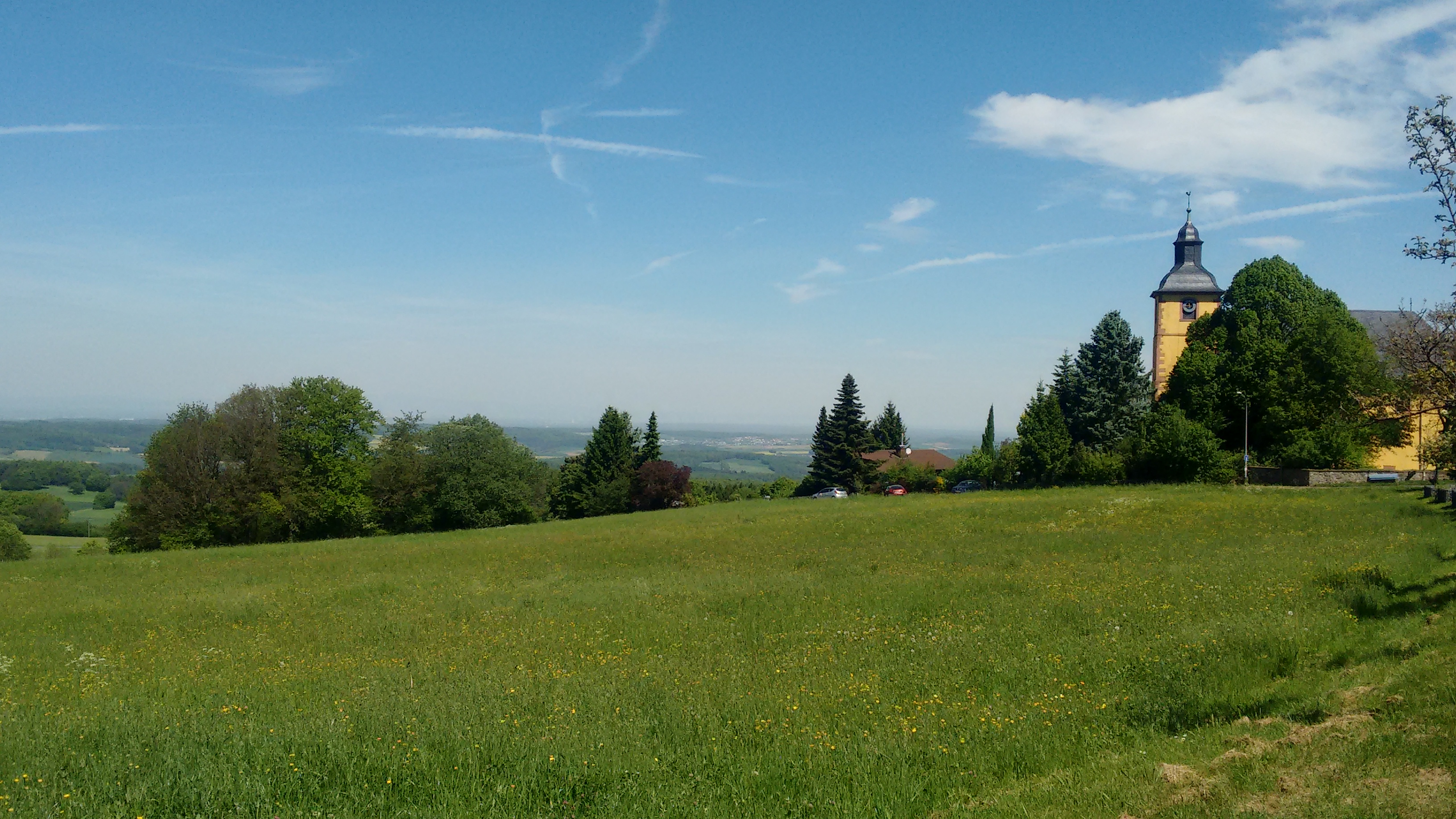 Blick über den Odenwald von Neunkirchen aus
