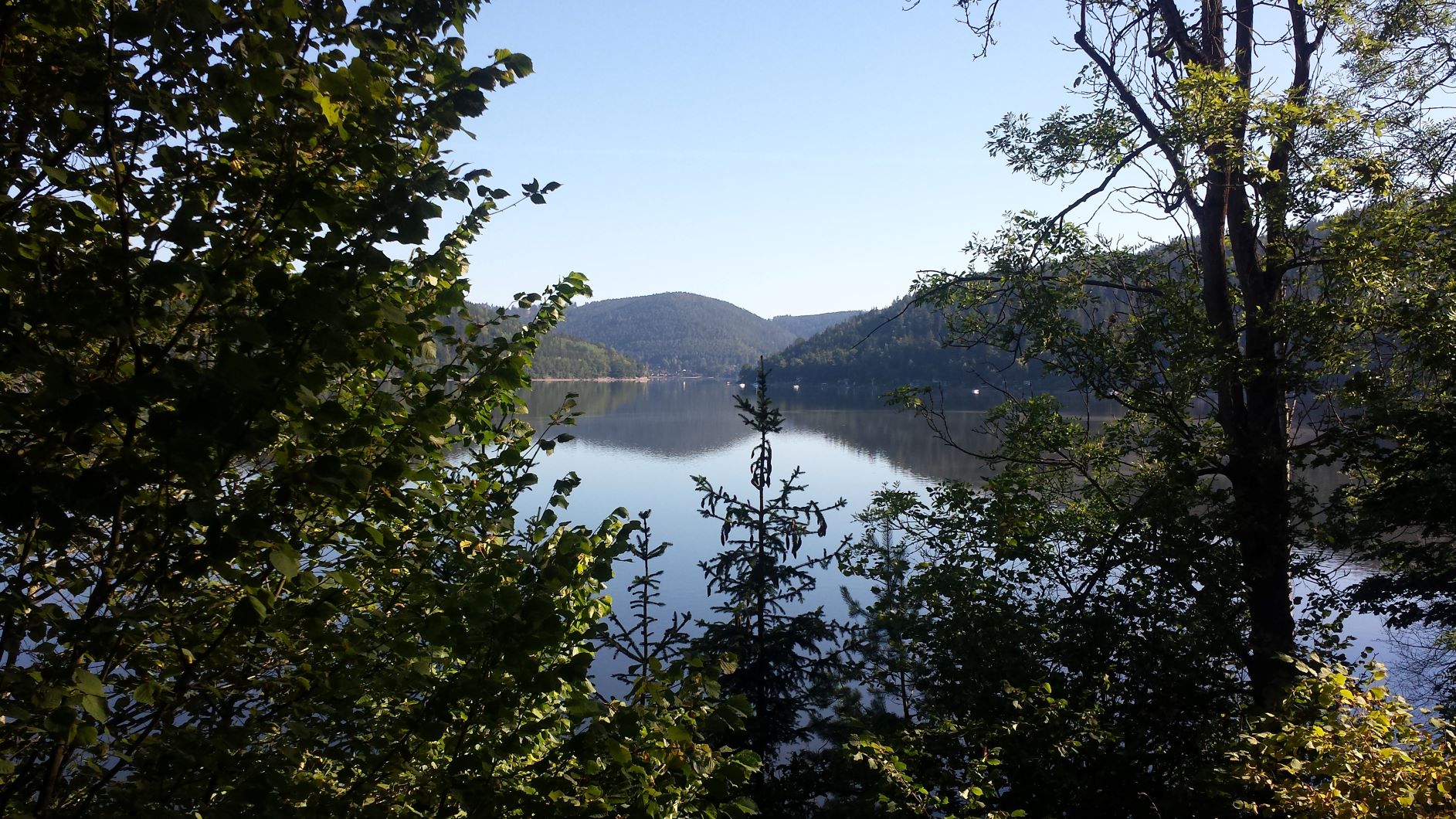 Hohenwartestausee-Staumauer